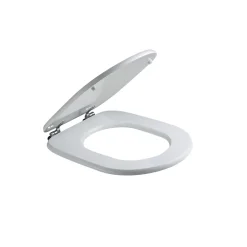 Kiamami Valentina Siège De Couverture Wc Modèle Synthèse En Finition Blanc* Abattant Wc