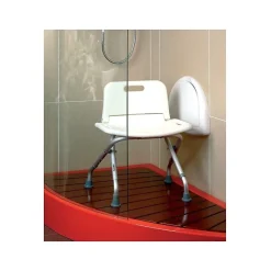 MSV Siège de douche ajustable pliable