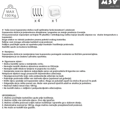 MSV Siège de douche ajustable pliable