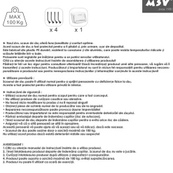 MSV Siège de douche ajustable pliable