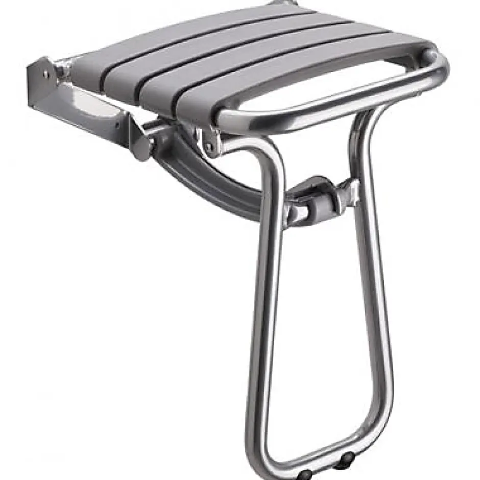 Godonnier Siège de douche en aluminium gris charge maximale 225 kg
