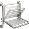 Sanindusa Siège de douche mural pliant rabattable tout inox charge 120kg NewWccare* Siège De Douche