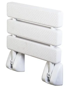 Godonnier Siège de douche relevable, aluminium blanc, l.32,1 x H.34,5 x P.33,5 cm,* Siège De Douche