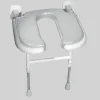 AKW Siège de douche rembourré en U - Coloris: gris