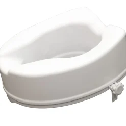Aidapt Siège de toilette surélevé en plastique sans couvercle blanc Senator - hauteur 16 cm VR224E