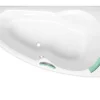 Siko 140 x 95 cm Luiza baignoire d'angle gain de place, orientation droite en acrylique, sans pieds, blanc (LU1400P)* Baignoire D'Angle