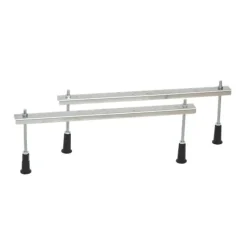 Siko 160x70 cm Ensemble baignoire universelle + Pare baignoire pivotant chrome + pieds (CUB1600PLUS-SETP1)