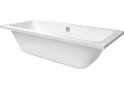 Siko 170x75 cm Nora Plus baignoire rectangulaire en acrylique, gauche et droite, sans pieds, blanc (NO1700PLUS)* Baignoire Droite