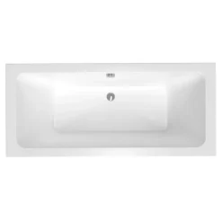 Siko 180x80 cm Nora Plus baignoire rectangulaire en acrylique, gauche et droite, sans pieds, blanc (NO1800PLUS)