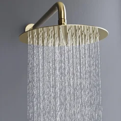 Silla Global Silla Élégant Colonne de Douche en Laiton Encastrée, Ensemble de Douche Mécanique, Doré