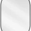 Silla Global SILLA Miroir mural ovale, 90 x 55 cm, cadre noir