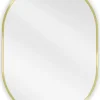 Silla Global SILLA Miroir mural ovale, 70 x 50 cm, cadre doré