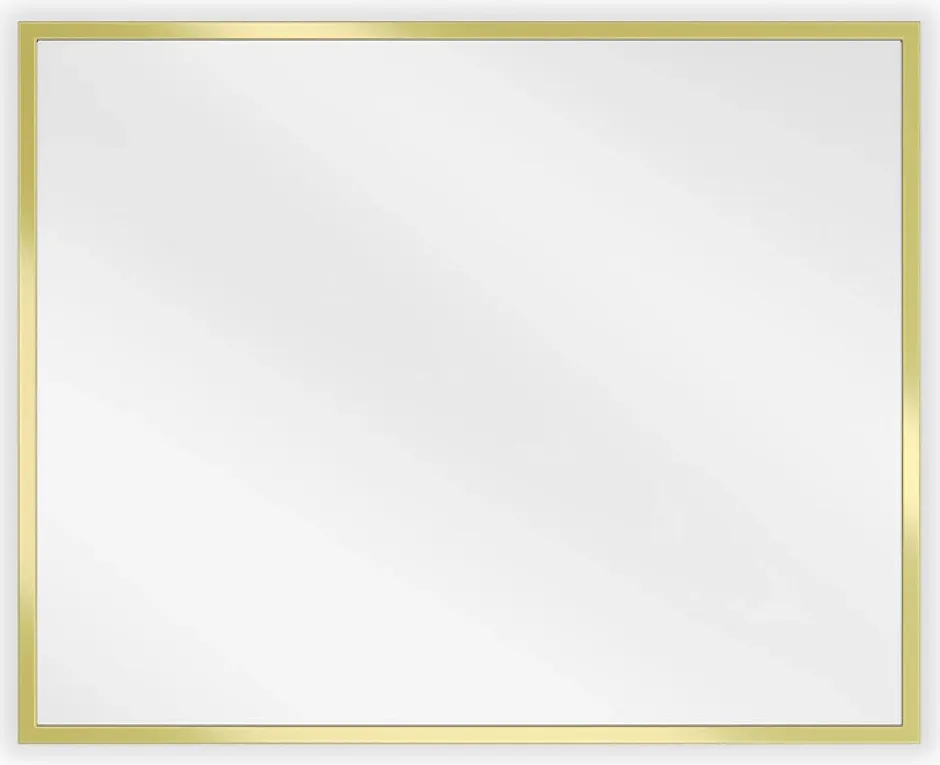 Silla Global SILLA Miroir mural rectangulaire, 50 x 40 cm, cadre doré* Miroir Grossissant