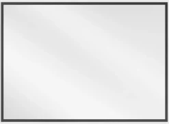 Silla Global SILLA Miroir mural rectangulaire, 70 x 50 cm, cadre noir* Miroir Grossissant