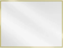 Silla Global SILLA Miroir mural rectangulaire, 80 x 60 cm, cadre doré