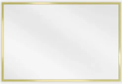 Silla Global SILLA Miroir mural rectangulaire, 60 x 40 cm, cadre doré