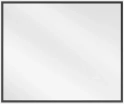 Silla Global SILLA Miroir mural rectangulaire, 60 x 50 cm, cadre noir* Miroir Grossissant