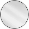 Silla Global SILLA Miroir mural rond, 85 cm, cadre noir