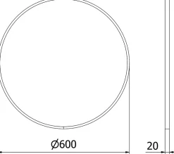 Silla Global SILLA Miroir mural rond, 60 cm, cadre doré* Miroir Grossissant