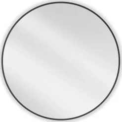 Silla Global SILLA Miroir mural rond, 80 cm, cadre noir* Miroir Grossissant