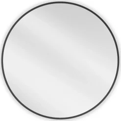 Silla Global SILLA Miroir mural rond, 70 cm, cadre noir