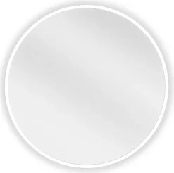 Silla Global SILLA Miroir mural rond, 40 cm, cadre blanc