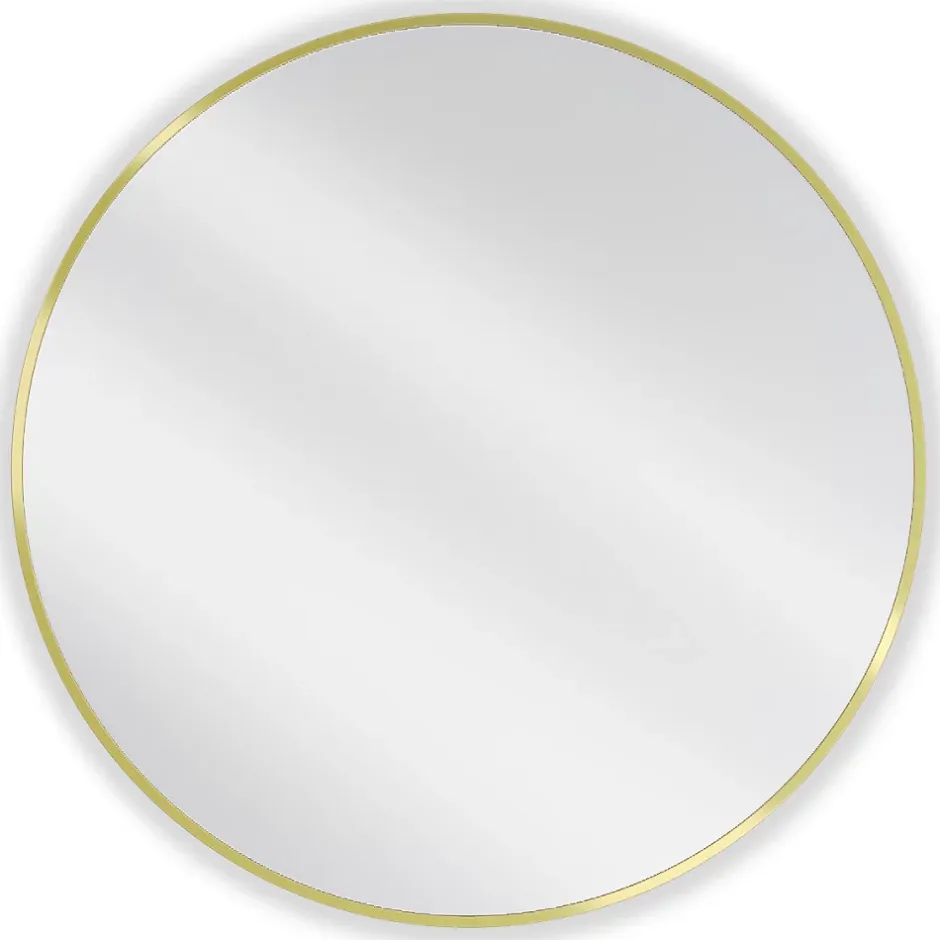 Silla Global SILLA Miroir mural rond, 85 cm, cadre doré* Miroir Grossissant