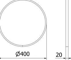 Silla Global SILLA Miroir mural rond, 40 cm, cadre doré* Miroir Grossissant
