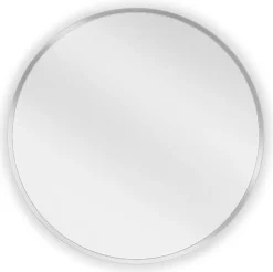 Silla Global SILLA Miroir mural rond, 50 cm, cadre chromé