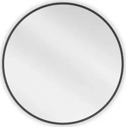 Silla Global SILLA Miroir mural rond, 65 cm, cadre noir
