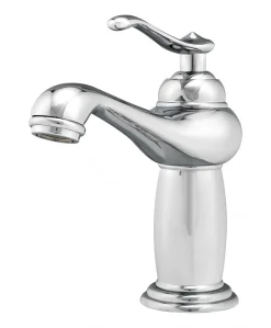 Silla Global SILLA Mitigeur lavabo retro en Laiton, économie d'eau, Chromé