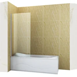 Silla Global Silla Pare-baignoire ASTON, fixe, 50x150 cm, Chromé