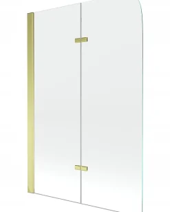 Silla Global Silla Pare-baignoire fixe, 80x140 cm, Doré* Pare-Baignoire