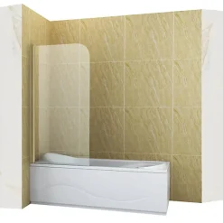 Silla Global Silla Pare-baignoire MARION, pivotant, 70x140 CM, Doré brossé