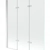 Silla Global Silla Pare-baignoire pivotant, 120x140 cm, Chromé