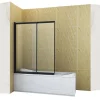 Silla Global Silla Pare-baignoire SPENCER, rabattable, 100x150 CM, Noir