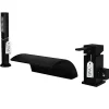 Silla Global Silla Robinet De Baignoire en Laiton sur plage 3 trous, Noir mat* Robinet De Baignoire