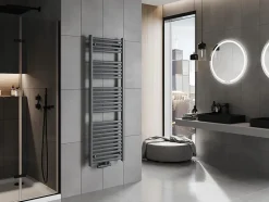Silla Global Silla Sèche-serviettes eau chaude 693W 150x50x3cm, Gris