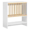 Sobuy KCR09-W Porte-Assiettes Murale, Meuble de Rangement d'Assiettes et Epices, Etagère Murale Blanche* Tablier Et Habillage De Baignoire