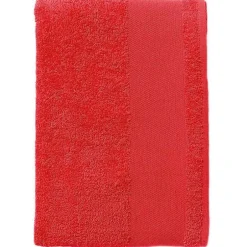 Sols - Serviette à main ISLAND Rouge (Taille unique)* Gant De Toilette