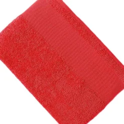 Sols - Serviette à main ISLAND Rouge (Taille unique)* Gant De Toilette
