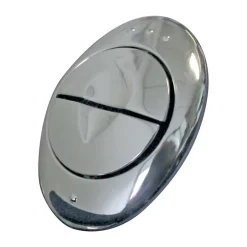 Somatherm for you - Bouton de soupape universel Chromé double commande* Chasse D'Eau