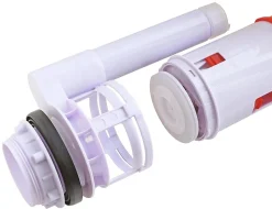 Somatherm for you - Pack mécanisme WC à câble double chasse + Robinet flotteur alimentation latérale