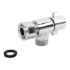 Somatherm for you - Robinet d'arrêt équerre pour WC - Ecrou tournant 3/8 - Poignée 1/4 de tour* Chasse D'Eau