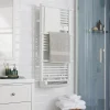 GoodHome Soufflerie amovible Acilia blanc 1000W* Sèche-Serviettes Électrique