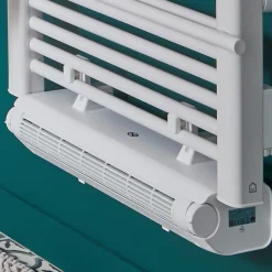 GoodHome Soufflerie amovible Acilia blanc 1000W* Sèche-Serviettes Électrique