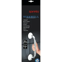 Spirella Barre de redressement ou d'appui ECO Acier Inox 30cm Chromé
