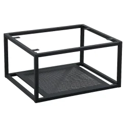 Mob-In Structure métallique noir mat à suspendre - pour plan de toilette - 60 cm WILL* Etagère Salle De Bains