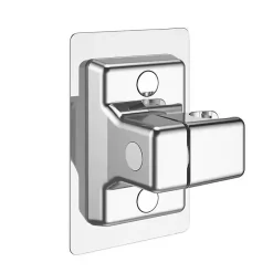 Deko Support de douche étanche à angle réglable, sans perçage (argent)