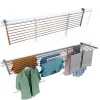 Foxydry Support linge pliable 2 positions corten 202x63x8 cm Duo